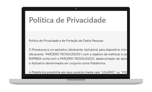 Política de Privacidade e Termos de Uso